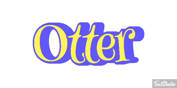 Otter Efekt tekstowy