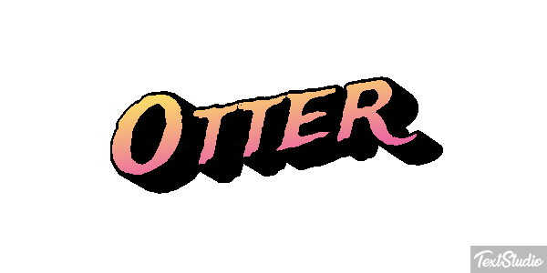 Otter Efekt tekstowy