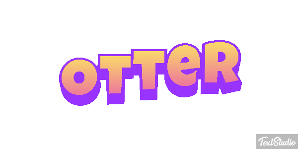 Otter Efekt tekstowy