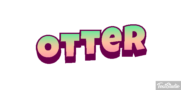 Otter Efekt tekstowy