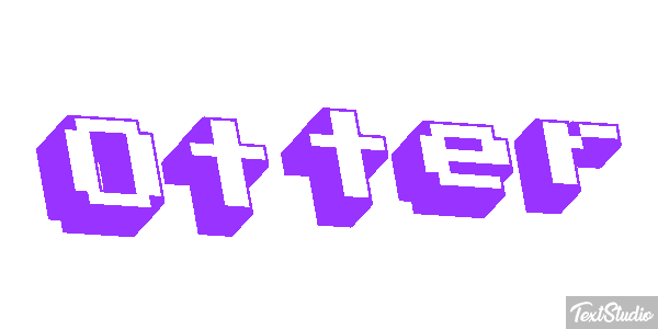 Otter Efekt tekstowy