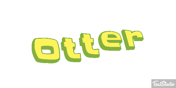 Otter Efekt tekstowy