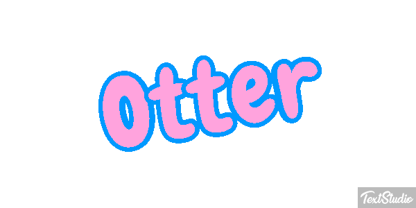 Otter Efekt tekstowy