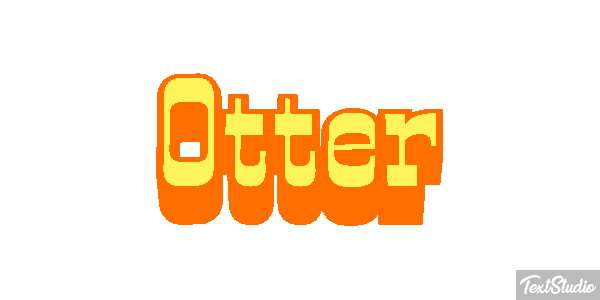 Otter Efekt tekstowy