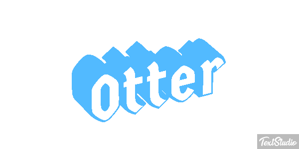 Otter Efekt tekstowy