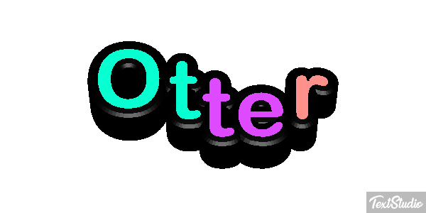 Otter Efekt tekstowy