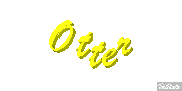 Otter Efekt tekstowy
