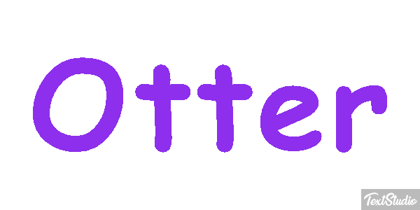 Otter Efekt tekstowy