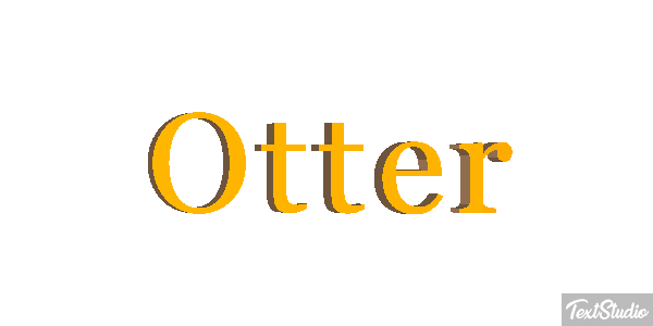 Otter Efekt tekstowy