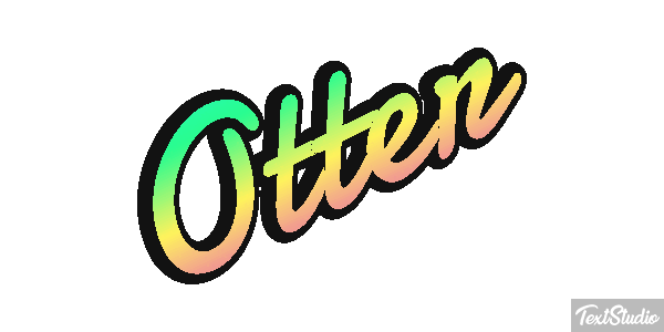 Otter Efekt tekstowy