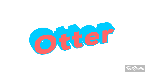Otter Efekt tekstowy
