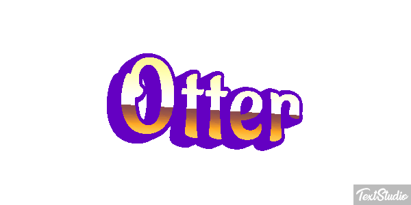 Otter Efekt tekstowy