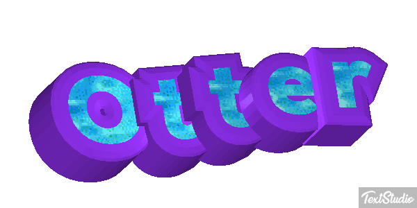 Otter Efekt tekstowy
