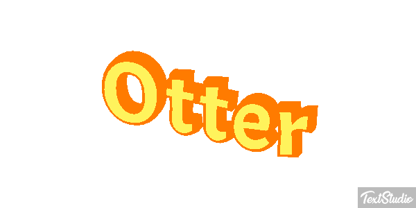 Otter Efekt tekstowy