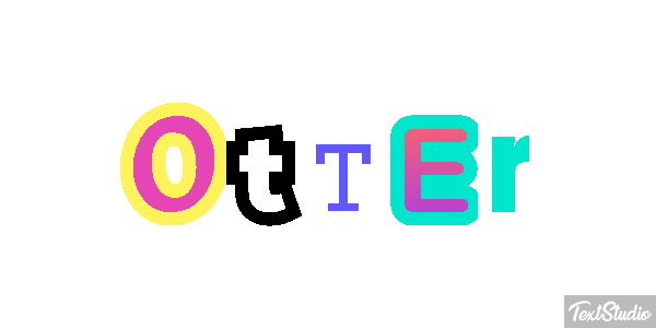 Otter Efekt tekstowy