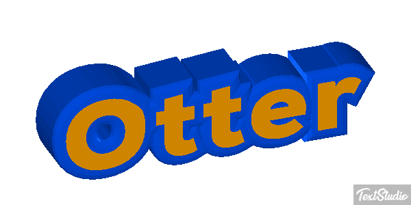 Otter Efekt tekstowy