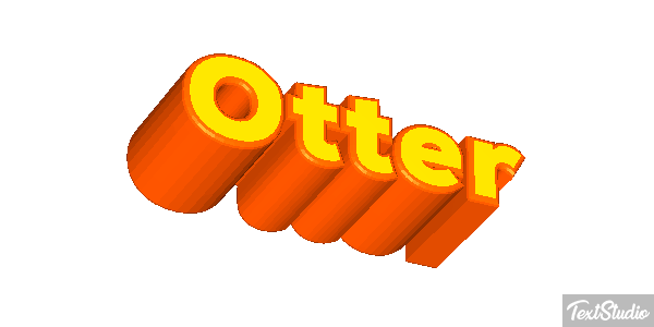 Otter Efekt tekstowy