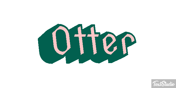 Otter Efekt tekstowy