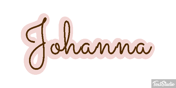 Johanna Text effect