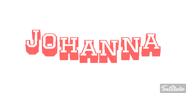 Johanna Text effect
