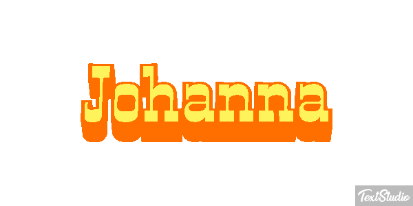 Johanna Text effect