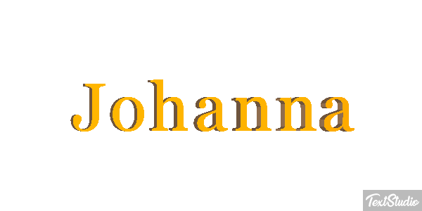 Johanna Text effect