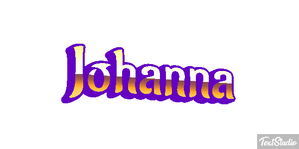 Johanna Text effect
