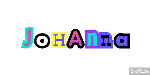 Johanna Text effect