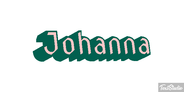 Johanna Text effect