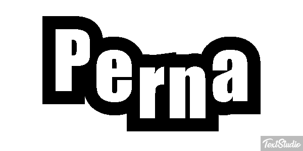 Perna Efeito do texto