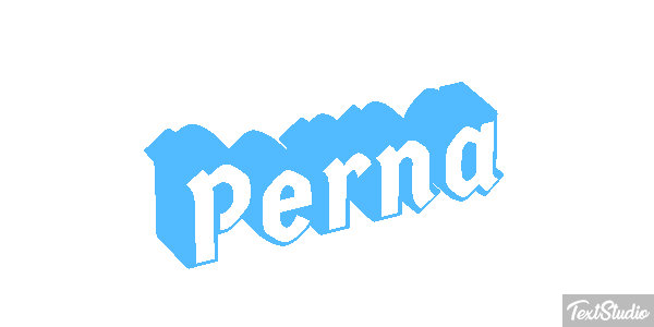 Perna Efeito do texto