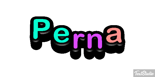 Perna Efeito do texto