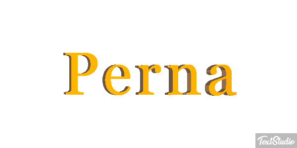 Perna Efeito do texto