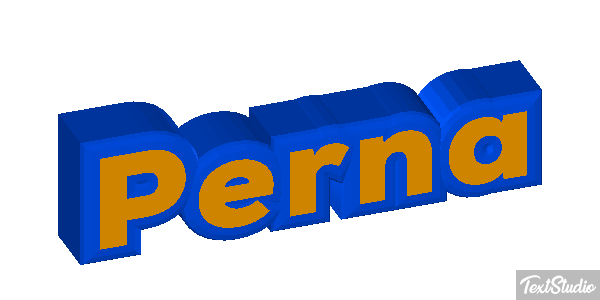 Perna Efeito do texto