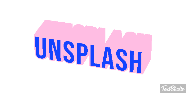 Unsplash Metin efekti