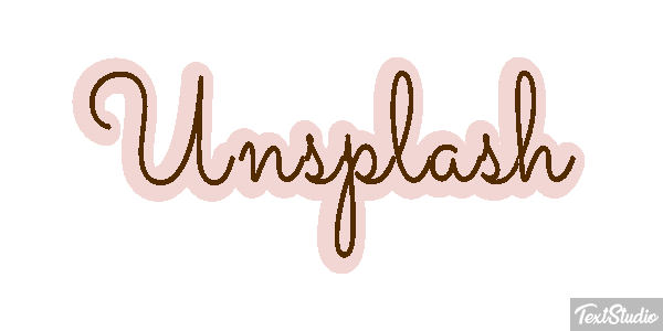 Unsplash Metin efekti
