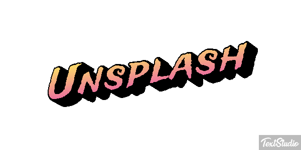 Unsplash Metin efekti