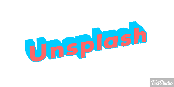 Unsplash Metin efekti