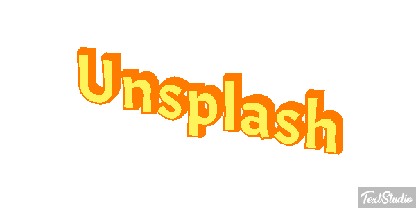 Unsplash Metin efekti