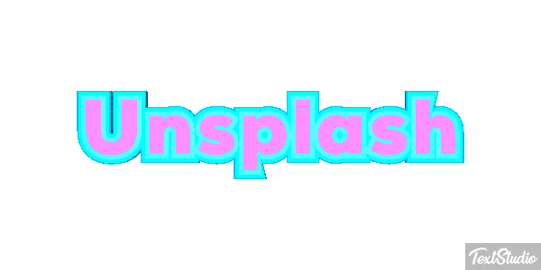 Unsplash Metin efekti