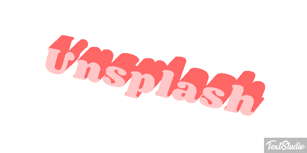 Unsplash Metin efekti
