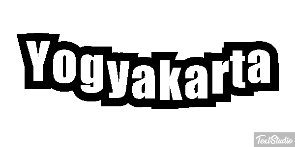 Yogyakarta テキスト効果