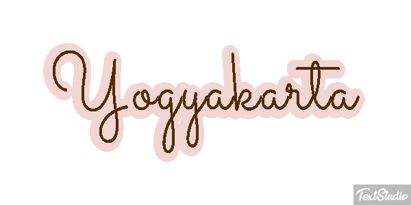 Yogyakarta テキスト効果