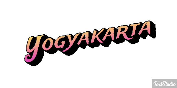 Yogyakarta テキスト効果