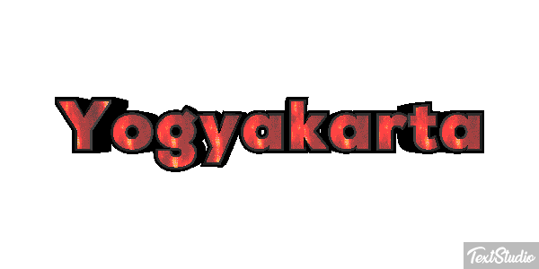 Yogyakarta テキスト効果