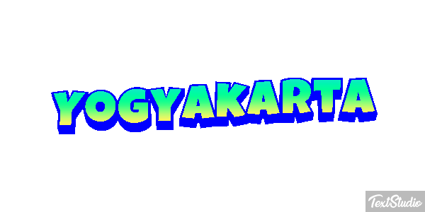 Yogyakarta テキスト効果