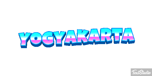 Yogyakarta テキスト効果