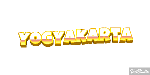Yogyakarta テキスト効果