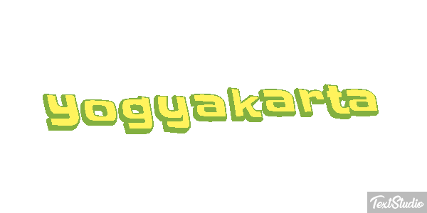 Yogyakarta テキスト効果