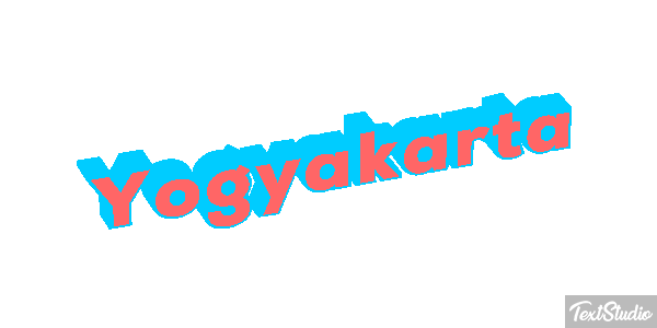 Yogyakarta テキスト効果